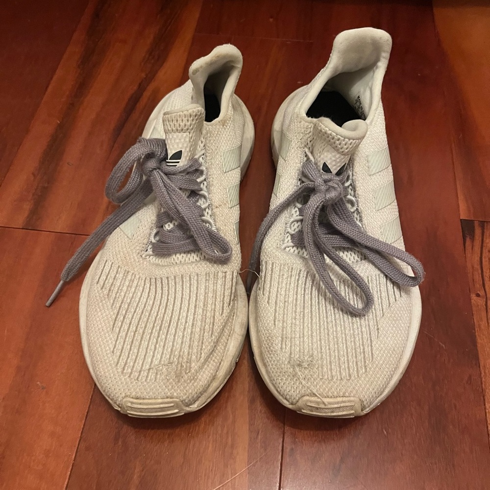 adidas Women's Cream and Gray Shoes